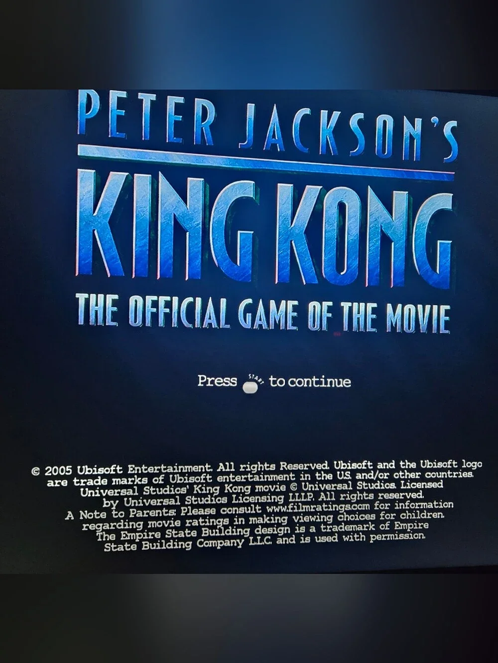King Kong Official Movie Game - Blue